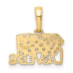 10k LAS VEGAS w/Dice Pendant - Image 4
