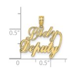 10k LADY DEPUTY Charm - Image 3