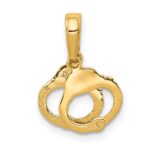 10K Handcuffs Pendant