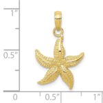 10K Starfish Pendant - Image 4