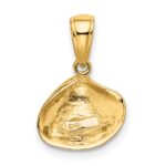 10K Small Clam Shell Pendant - Image 3