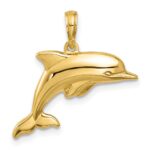 10k Dolphin Pendant - Image 4