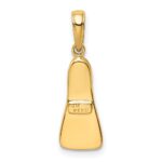 10K  3D Scuba Flipper Pendant - Image 4