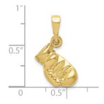 10k Boxing Glove Pendant - Image 3