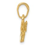 10k Polished Elephant Charm - Image 2