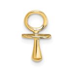 10K Gold Polished 3-D Pacifier Charm - Image 2