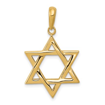 10K Star of David Pendant