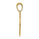 10k Saint Anthony Small Round Medal Pendant - Image 2