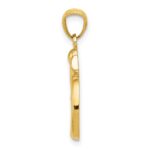 10k Polished Om Symbol Pendant - Image 2