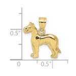 10K 2-D Great Dane Dog Charm - Image 3