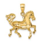 10K 2-D Horse Charm - Image 4