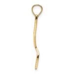 10K w/ Black Enamel 3-D Spatula Charm - Image 2