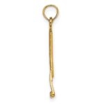 10K 3-D Leaf Rake Garden Tool Charm - Image 2