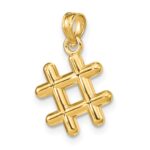 10K 3-D Hashtag Charm - Image 5