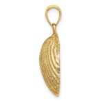 10K 2-D Scallop Shell Charm - Image 2