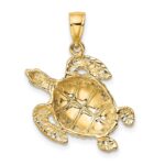 10K Turtle Pendant - Image 4