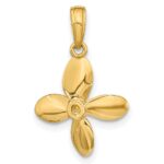 10K 3-D w/ 4 Blades Propeller Charm - Image 4
