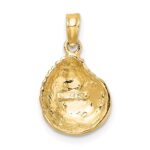10K Clam Shell Charm - Image 4