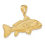 10K 3-D Red Fish Charm - Image 5