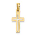 10K D/C Cross Charm - Image 4