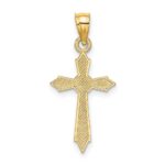 10K w/ Engraved Edges Cross Charm - Image 4