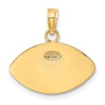 10K Engraveable Football Charm - Image 4