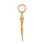 10K Two-Tone LOVE In Heart Charm - Image 2