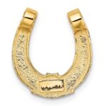 10k w/ Rhodium Horseshoe Charm - Image 4