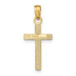 10k Polished Cross Pendant - Image 4