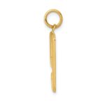 10k Large Polished Number 9 Charm - Image 2