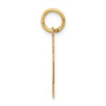 10k Medium Satin Number 2 Charm - Image 2