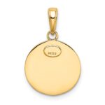 10k Saint Christopher Medal Charm - Image 4