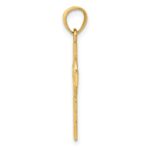 10k Reversible GOD IS LOVE Celtic Cross Pendant - Image 2