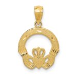 10k Claddagh Charm