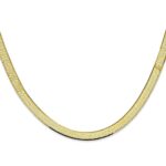 10k 5.5mm Silky Herringbone Chain - Image 2