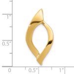 10K Fits up to 8mm Regular, 10mm Fancy Reversible Omega Slide - Image 4