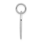 10K White Gold SWEET 16 In Heart Charm - Image 2