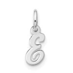 10kw Small Script Initial E Charm