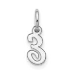 10kw Small Script Initial E Charm - Image 3