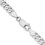 10k WG 4.75mm Flat Beveled Curb Chain - Image 3