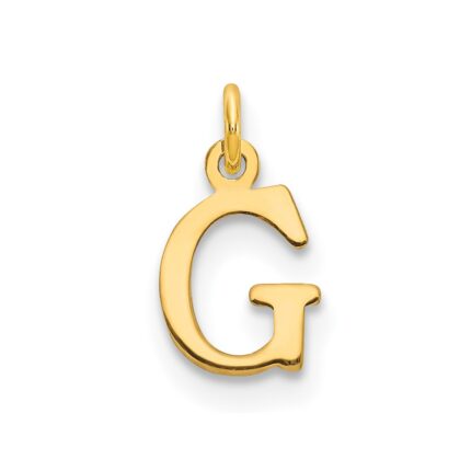10ky Cutout Letter G Initial Charm