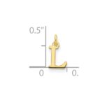 10ky Cutout Letter L Initial Charm - Image 2