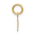 10KY Upper case Letter M Initial Charm - Image 2