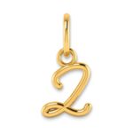 10KY Upper case Letter Z Initial Charm