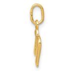 10k Yellow Gold Letter n Initial Charm - Image 2