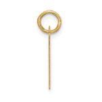 10k Large Slanted Block Initial A Charm - Image 2