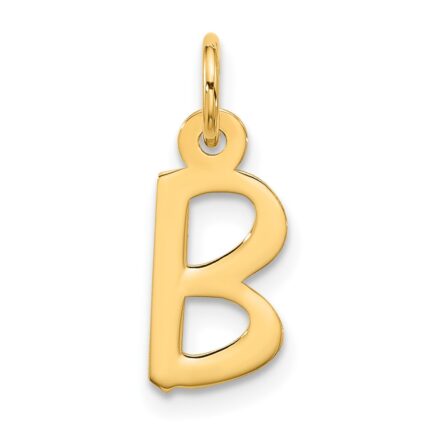 10k Large Slanted Block Initial B Charm