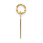 10k Large Slanted Block Initial R Charm - Image 2