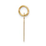 10k Large Slanted Block Initial T Charm - Image 2