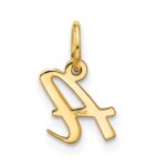 10k Small Script Initial A Charm - Image 3